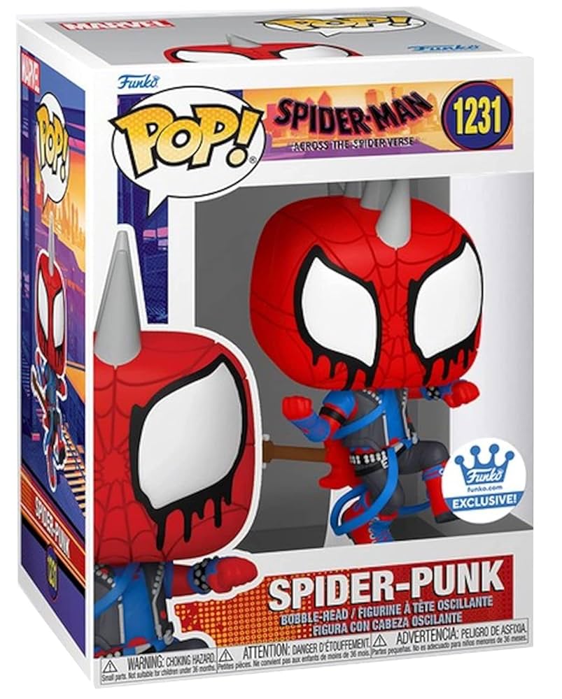 Funko Pop! Marvel Spider-Punk, (1231) : Amazon.pl: Zabawki